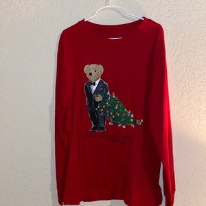 Polo Bear Ralph Lauren holiday LongSleeve